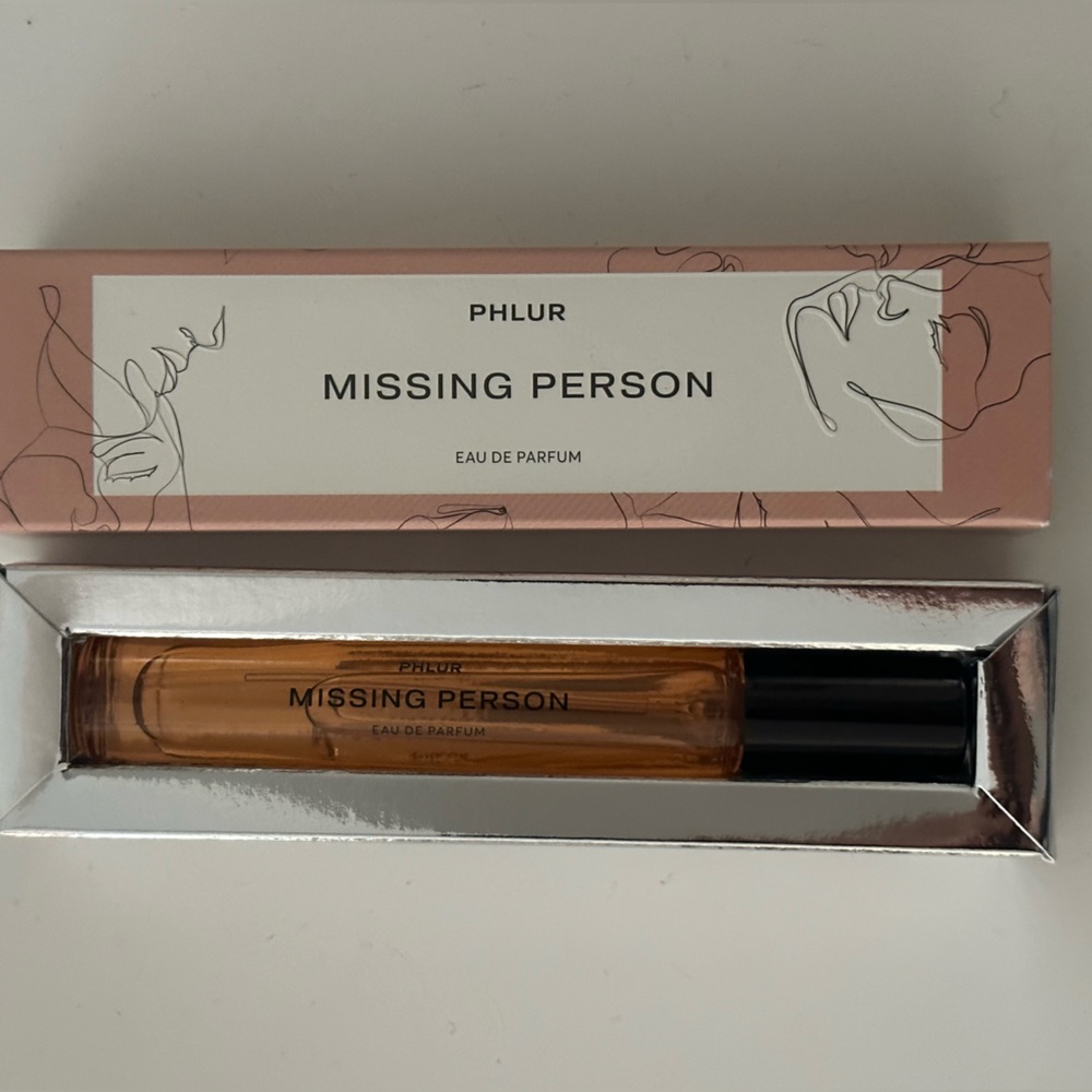 Phlur Missing Person travel-size perfume